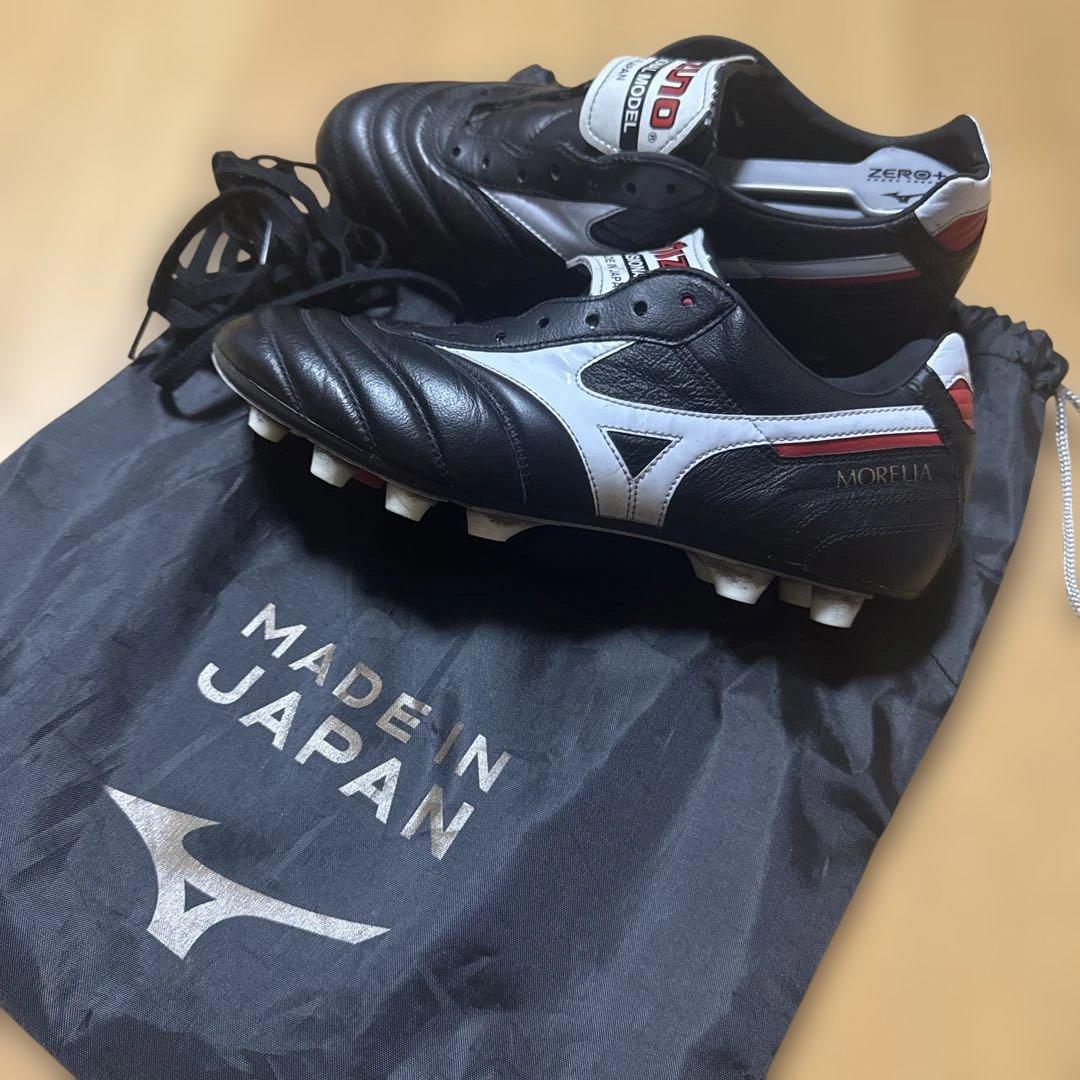 Mizuno Morelia サッカーシューズ 黒／白
