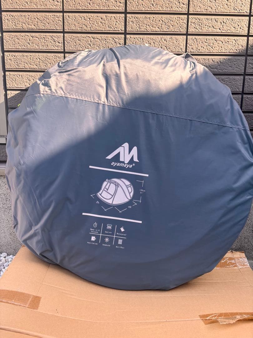 シート付（未使用）ayamaya 4〜6人用ポップアップテント