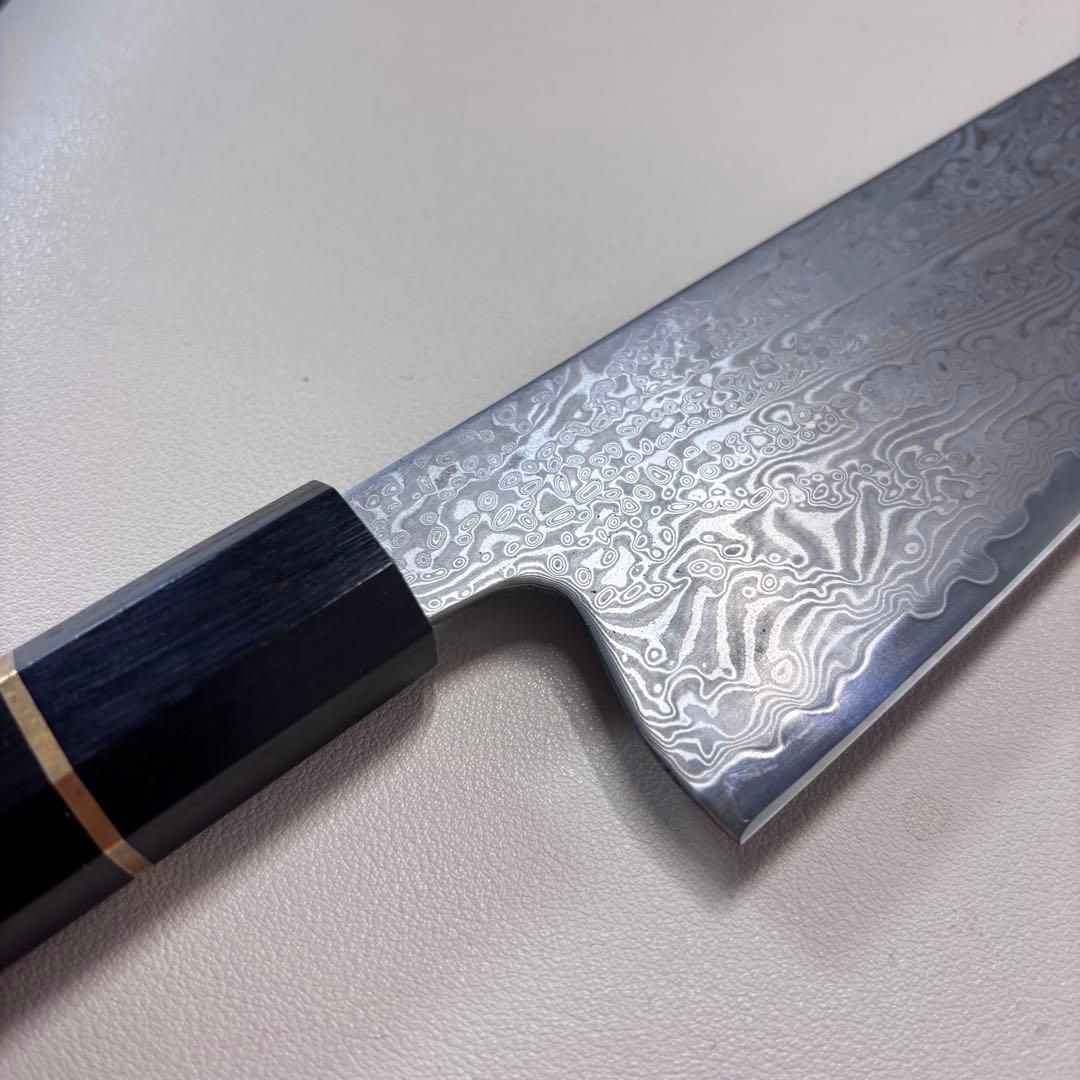 240mm 67層ダマスカスシェフナイフ 牛刀　黒檀八角柄 和包丁，