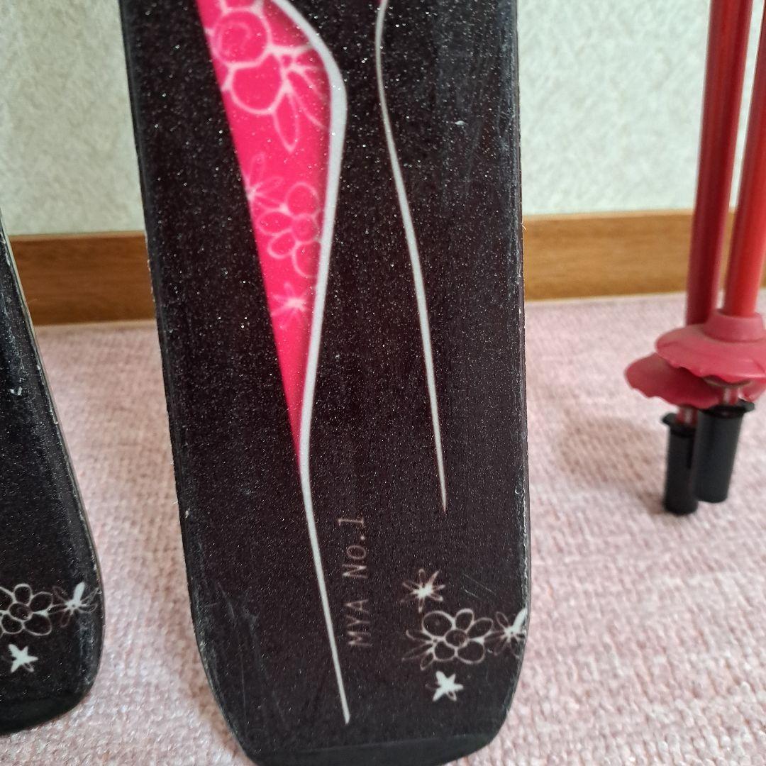 HEAD スキー板 137㎝　ビンディング　ストック3点セット