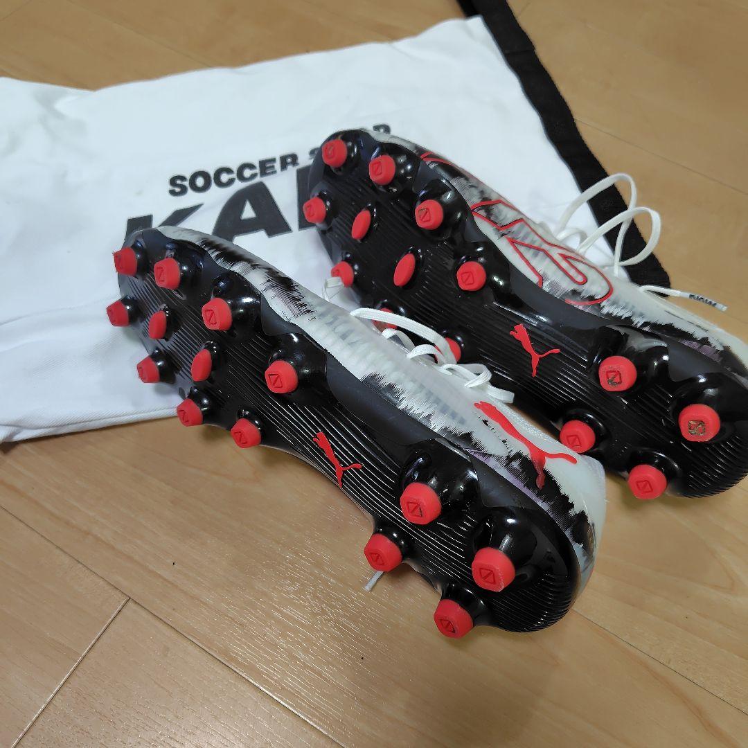 Puma サッカーシューズ ホワイト/レッド