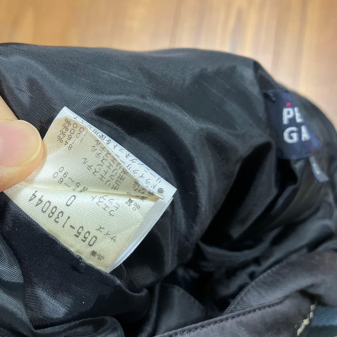 パーリーゲイツ　カバーオール　サイズ0 黒　ゴルフパンツ