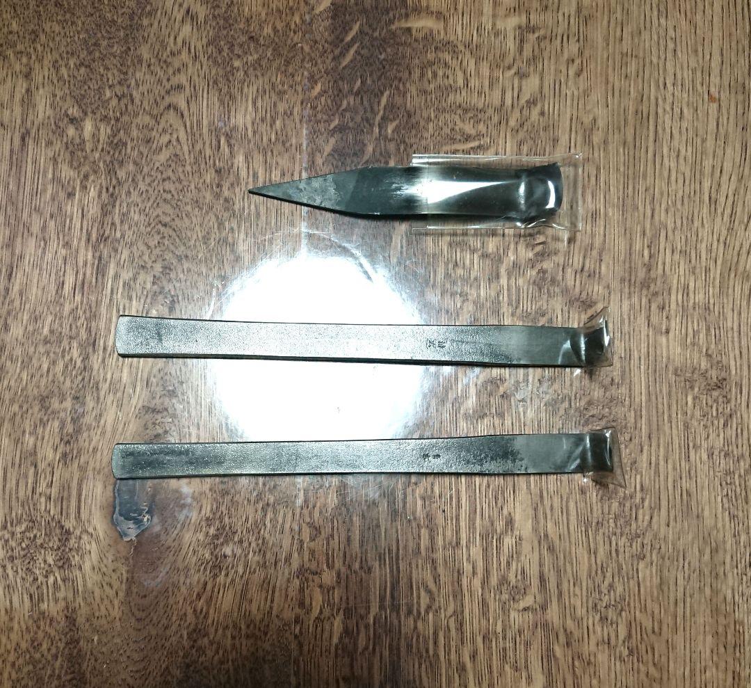 清玄 ☆ 平前かき ２本セット 丸スクエ 特殊刃物 鑿 鉋 与板
