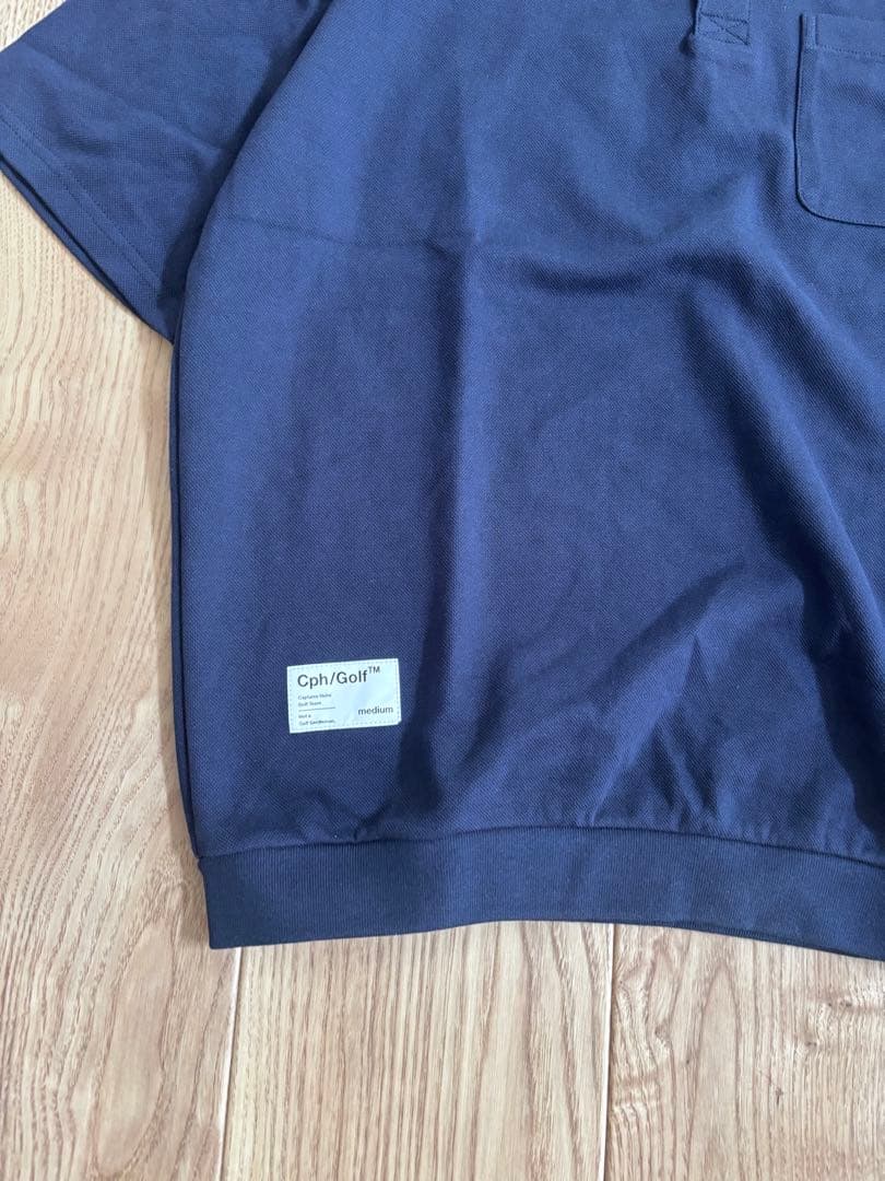 Cph/Golf ネイビーシャツ medium ポロシャツ