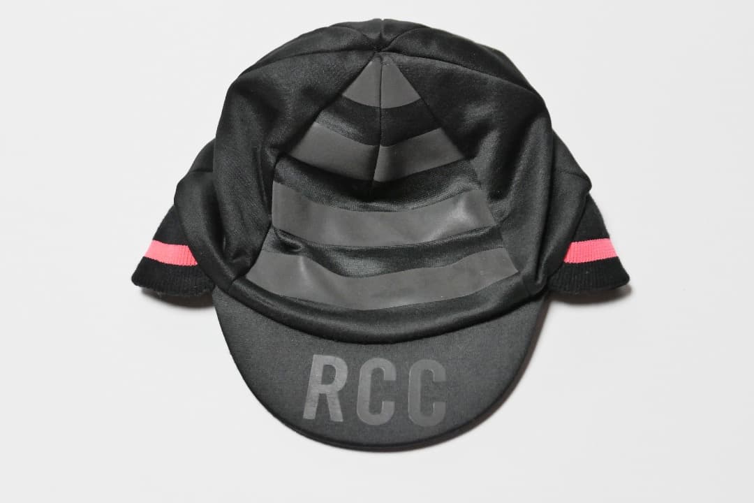 Rapha RCC ストライプ サイクルキャップ 黒
