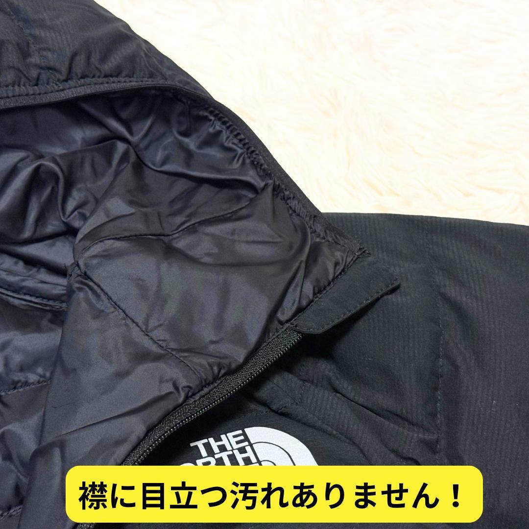 ⭐ほぼ新品　ノースフェイス レッドランフーディ 黒　女性 M　撥水 防寒 保温