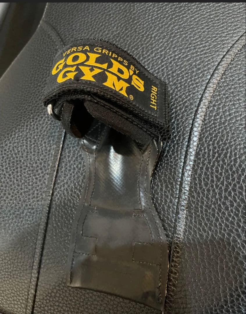 GOLD'S GYM パワーグリップ ブラック Mサイズ
