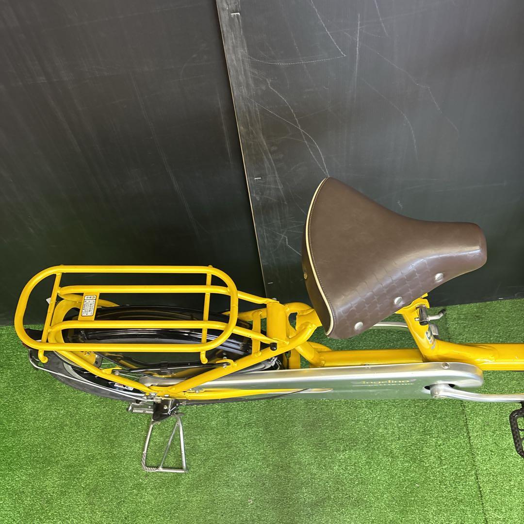 前子供乗せ自転車 BS Angelino イエロー 3人乗り対応　28