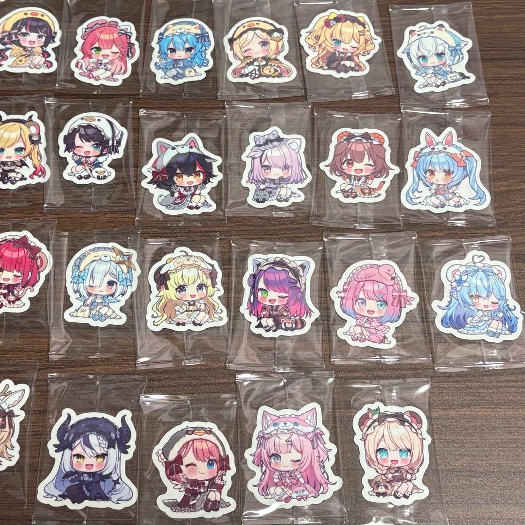 最新2弾 全31種 フルコンプリート ホロライブ チョコクランチ ステッカー