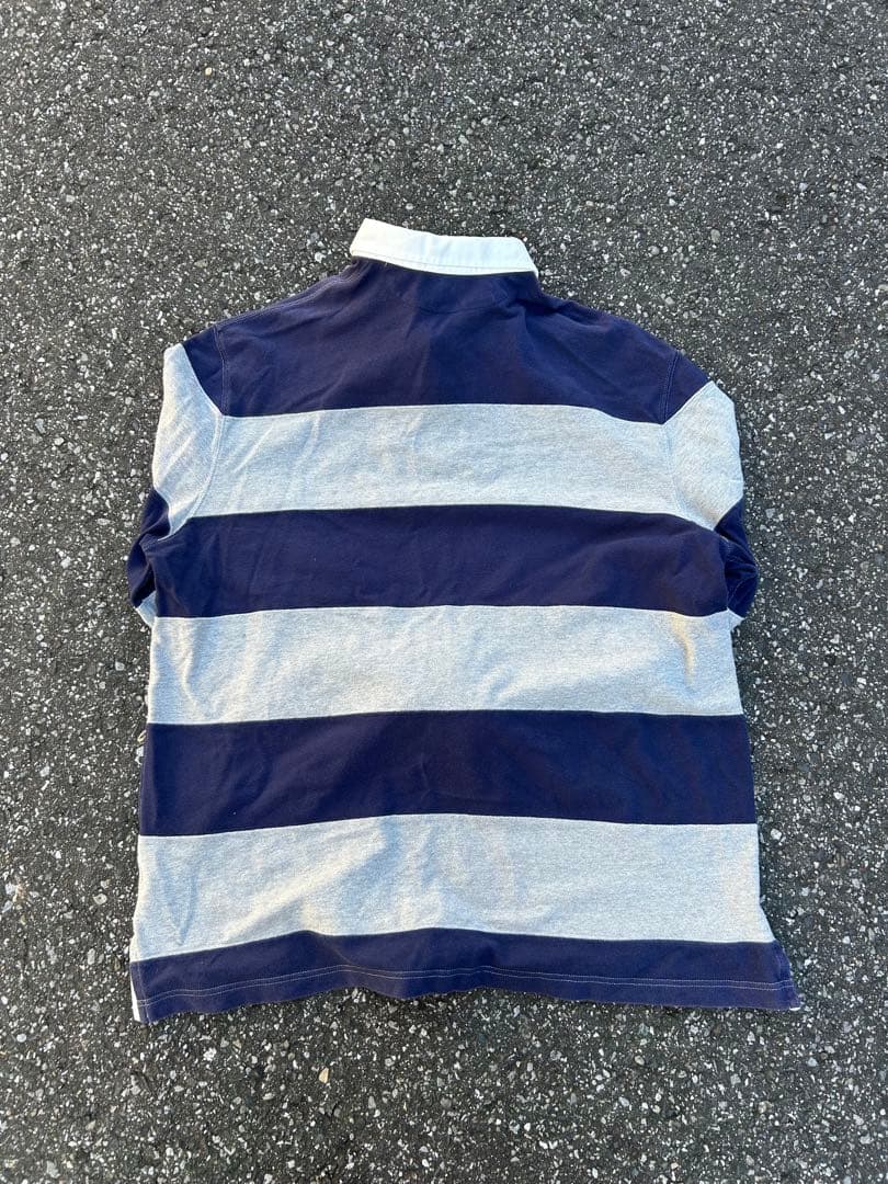 Polo by Ralph Lauren ラガーシャツ XXL ネイビー/グレー