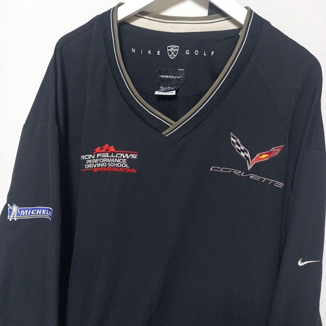 NIKE GOLF ゴルフ シボレー CORVETTE プルオーバー ジャケット