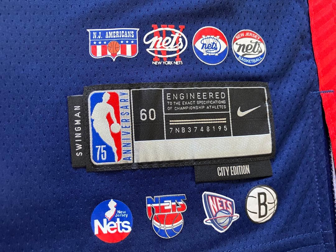 ★希少 NBA　NETS カイリー・アービング ネッツ ユニフォーム　シャツ