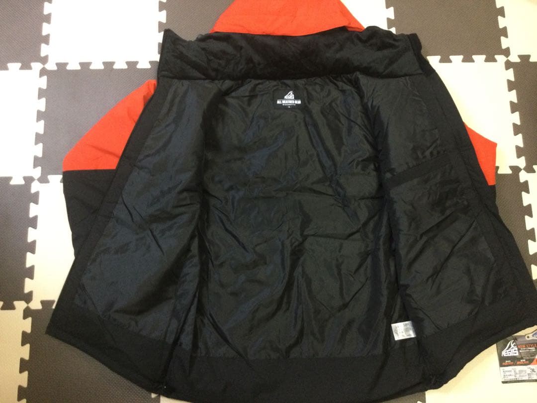 新品2025年モデル、workman イージス防水防寒フィッシングスーツ　3L