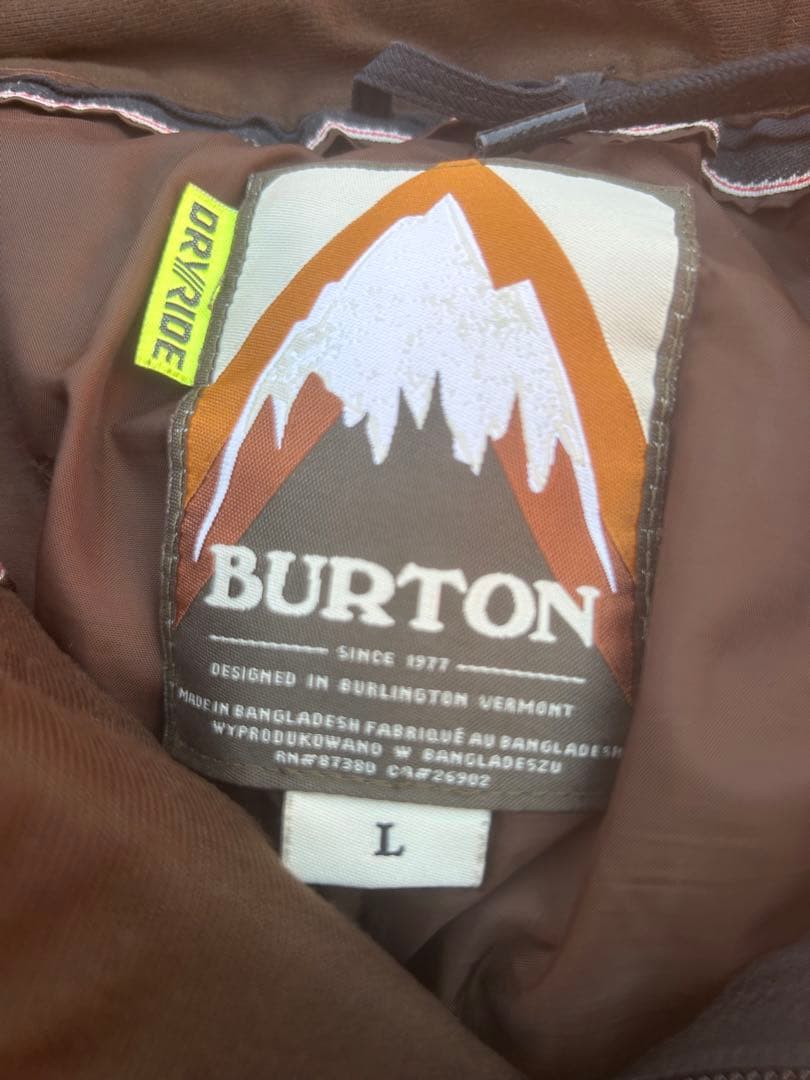 バートンスノーボードウェア　セットアップ