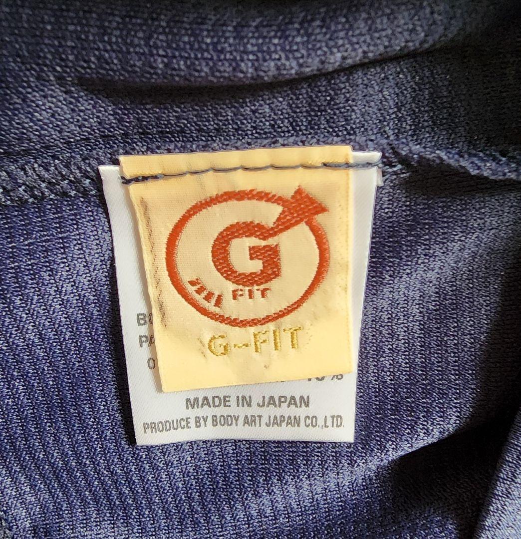ジーフィット 日本製 新品未使用 背中あきT (ネイビーL)