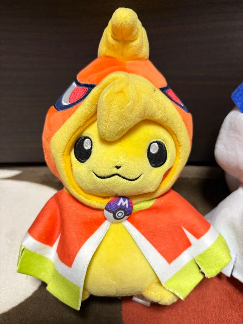タグ有り ポケモンセンター ホウオウ ルギア ピカチュウ ぬいぐるみ ポンチョ