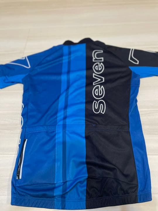 美品 seven cycles セットアップ サイクルジャージ+ビブショーツ