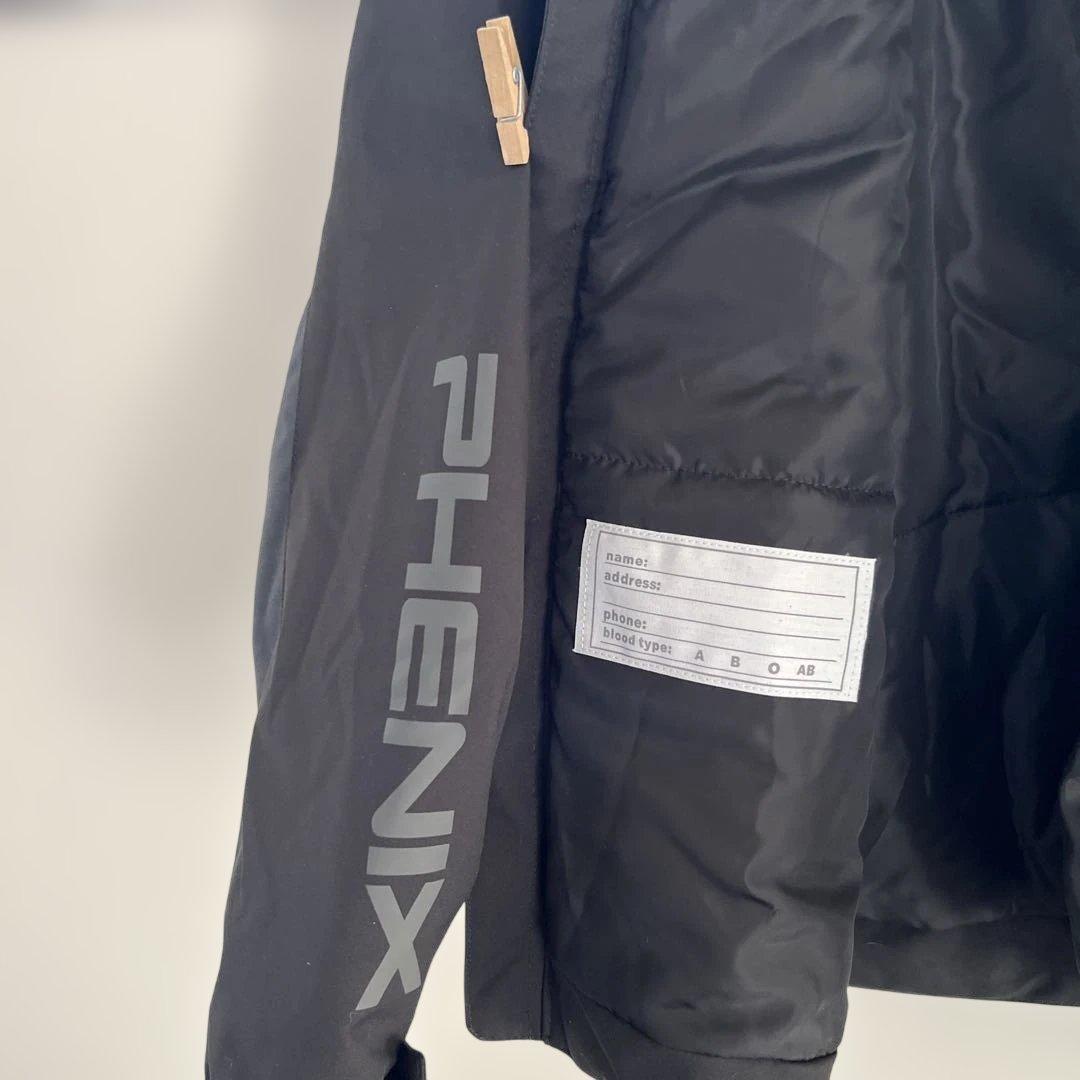 PHENIX 140cm スキーウェアセット ブラック
