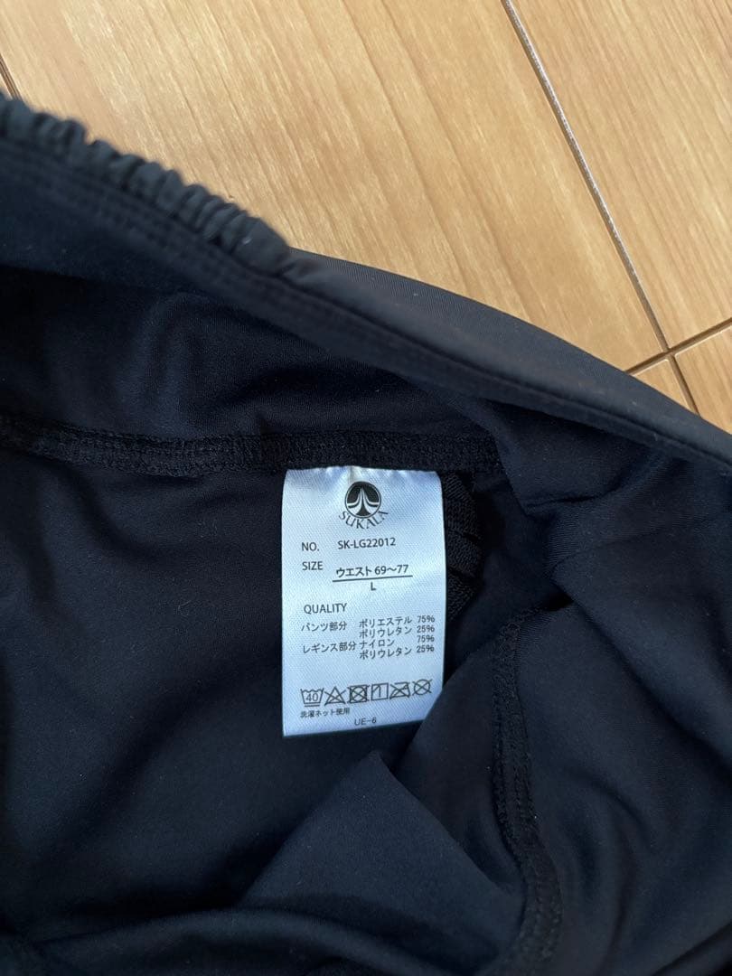 SUKALA ショートパンツ付きレギンス L