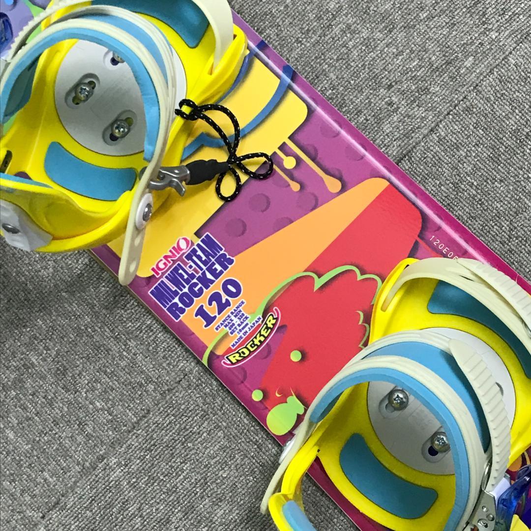 3点セット■極美品■子供用■WAX済■IGNIO ボード ビンディング ブーツ