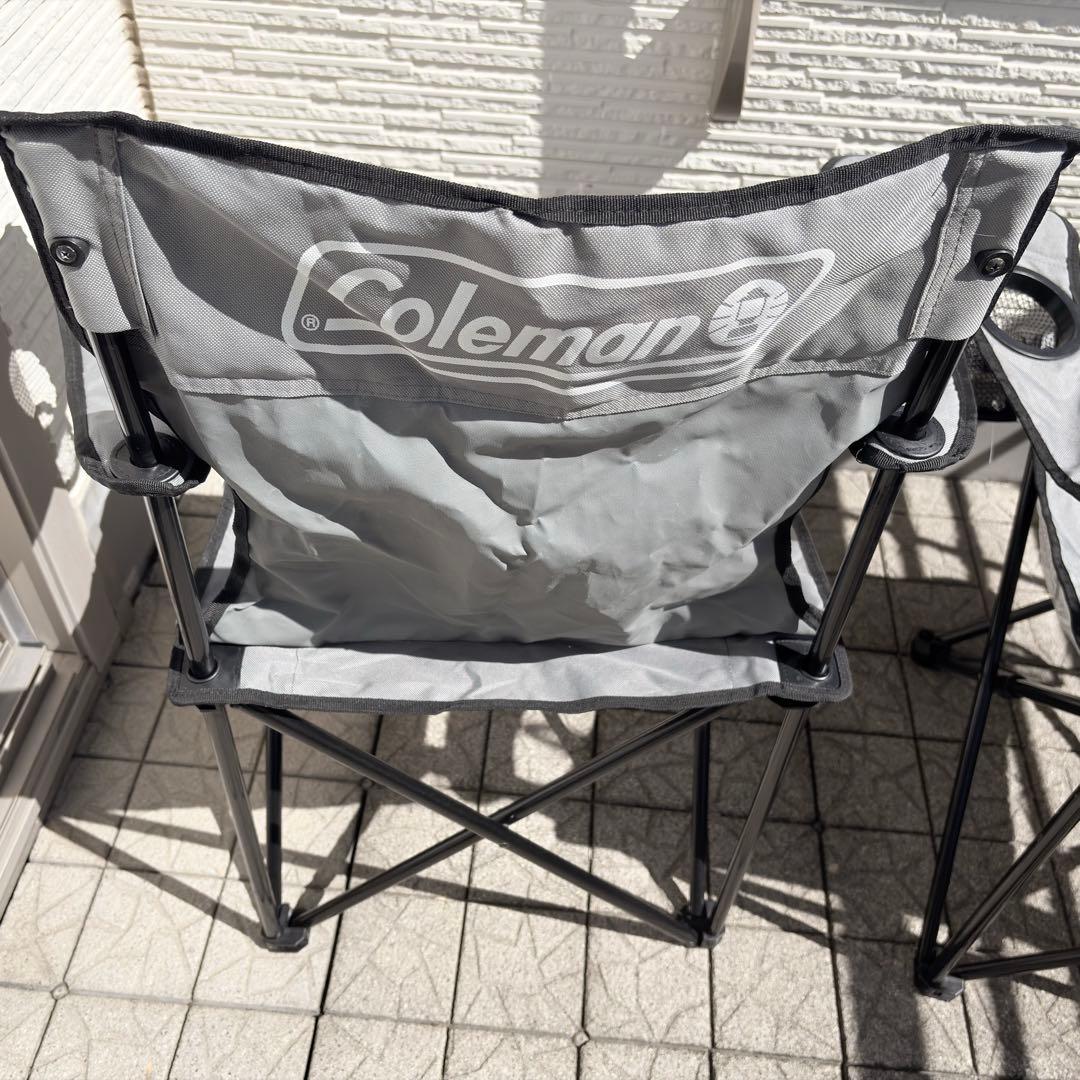 Coleman アウトドアチェア　グレー２点セット