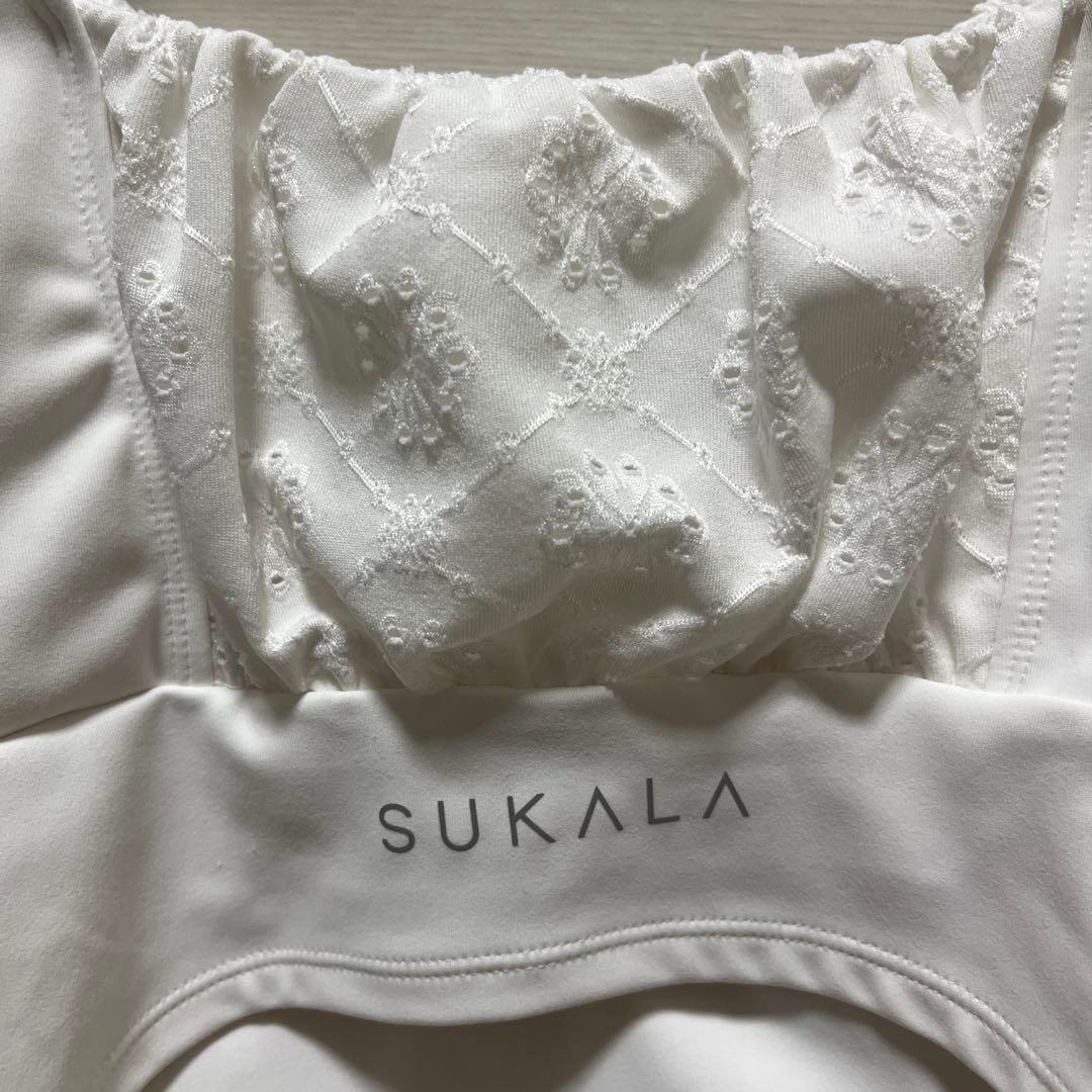 【SUKALA】フラワーレースブラトップ