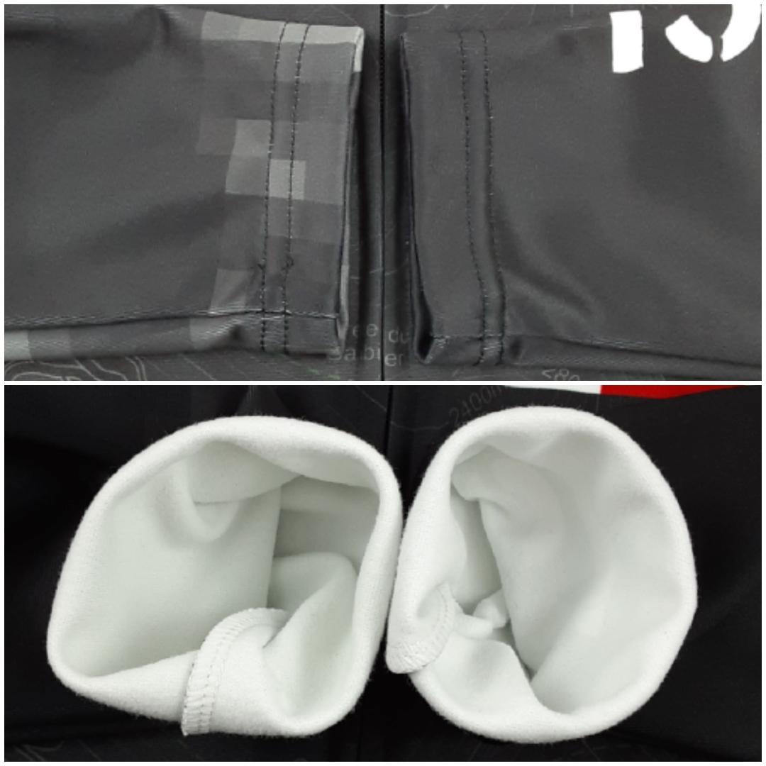美品◎PEARL IZUMI パールイズミ サイクルジャージ ブラック ドット柄