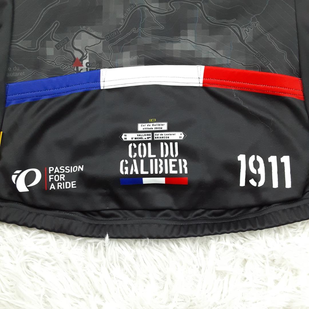 美品◎PEARL IZUMI パールイズミ サイクルジャージ ブラック ドット柄