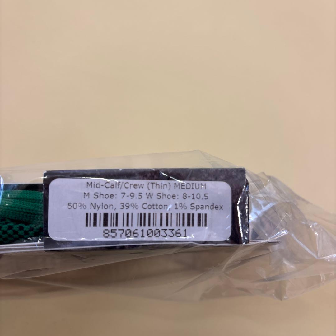 【新品】トゥルーソックス　TRUSOX グリーン　ミディアムサイズ