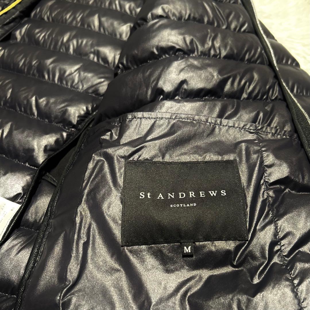 未使用級✨】St ANDREWS 中綿ジャケット ゴルフ M ブラック