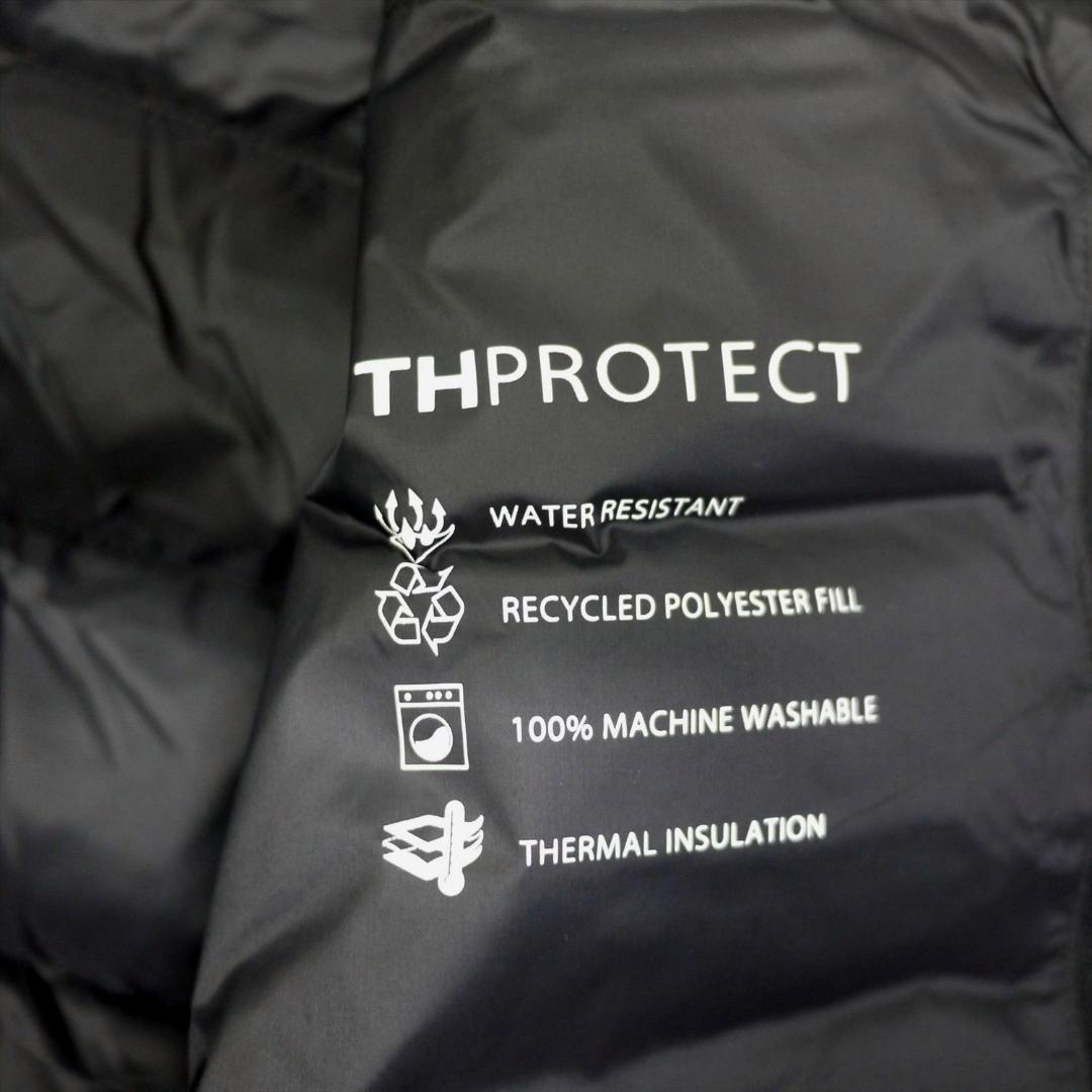 新品 トミーヒルフィガー THPROTECT 軽量 耐水 中綿 ベスト XL 黒