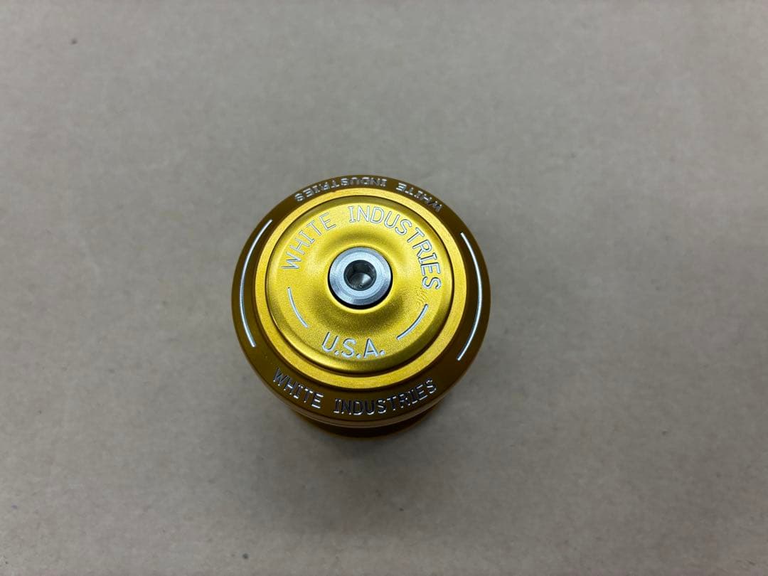 WHITE INDUSTRIES 1-1/8\" ホワイト ヘッドセット Gold