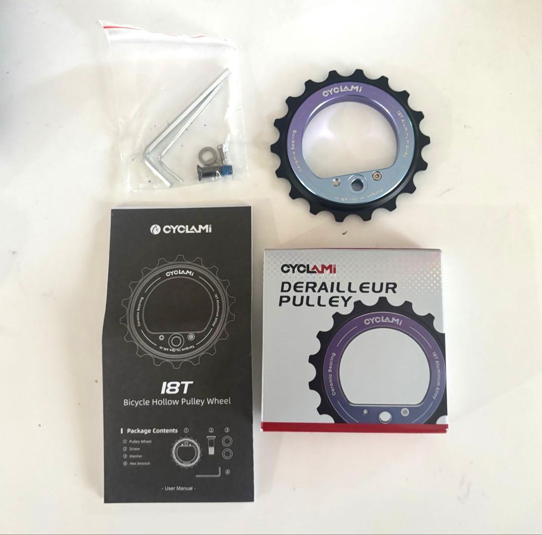未使用品　CYCLAMI 18T 偏心セラミックプーリー
