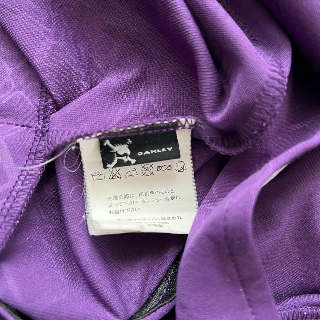 OAKLEY 刺繍　スカル　総柄　長袖　トラック　ジャケット　ジャージ　洗える