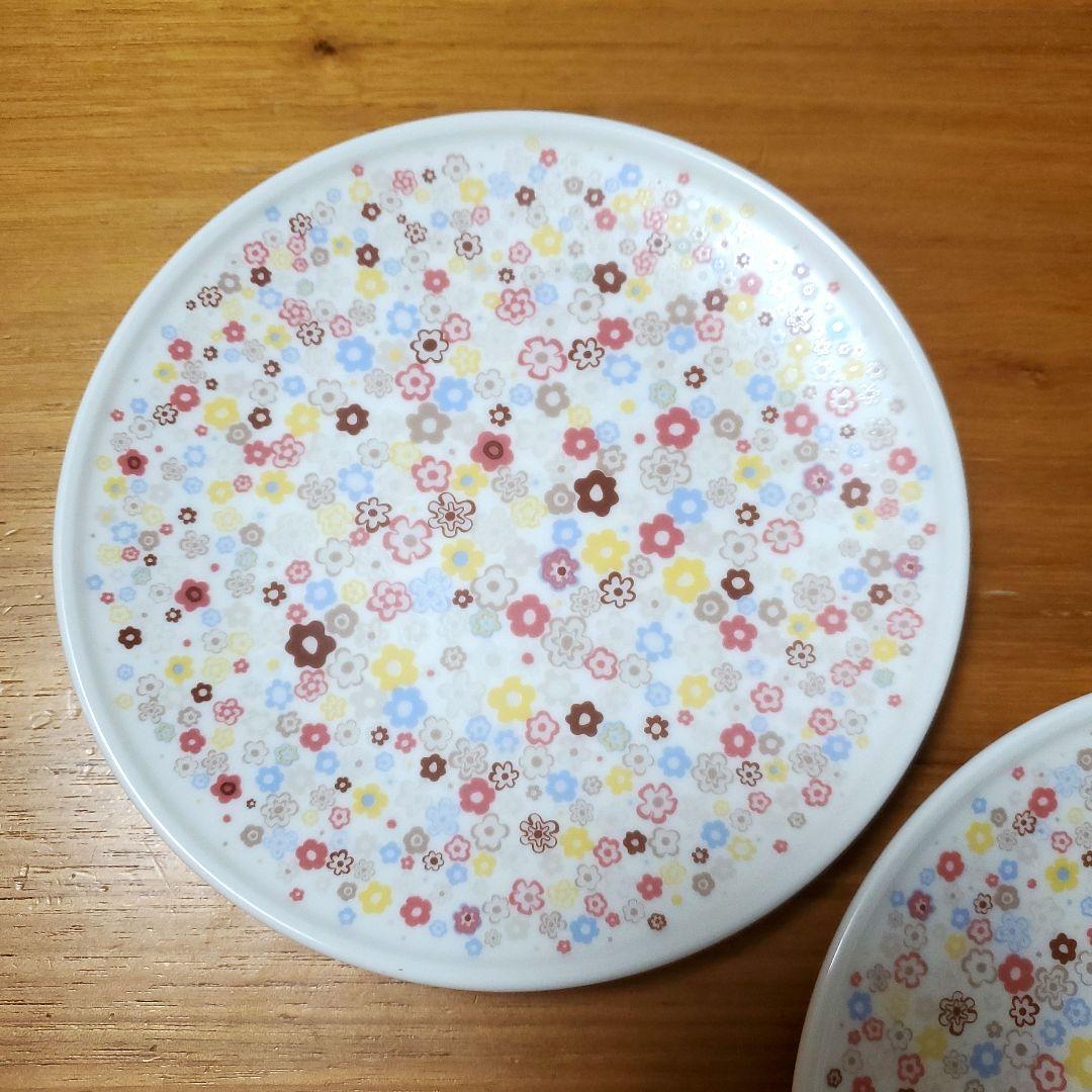 NARUMI ナルミ ポーチュラカ 花模様 4点 ペアマグカップ プレート 新品