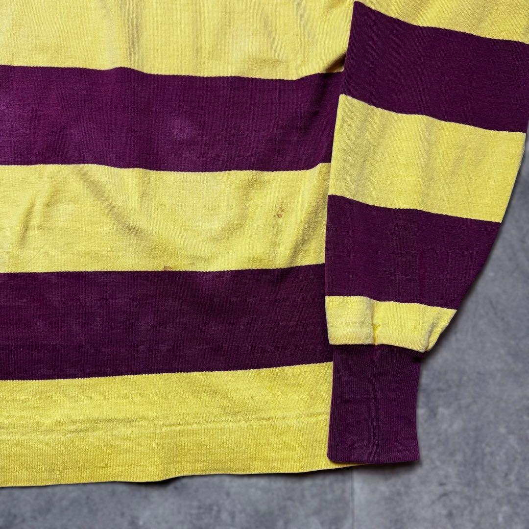 LANDS’END ラガーシャツ XL ラグビーシャツ 長袖 ポロシャツ