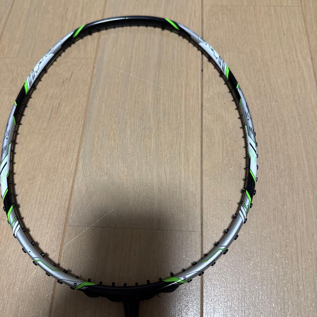 バドミントンラケット 2本セット ホワイト ブラック