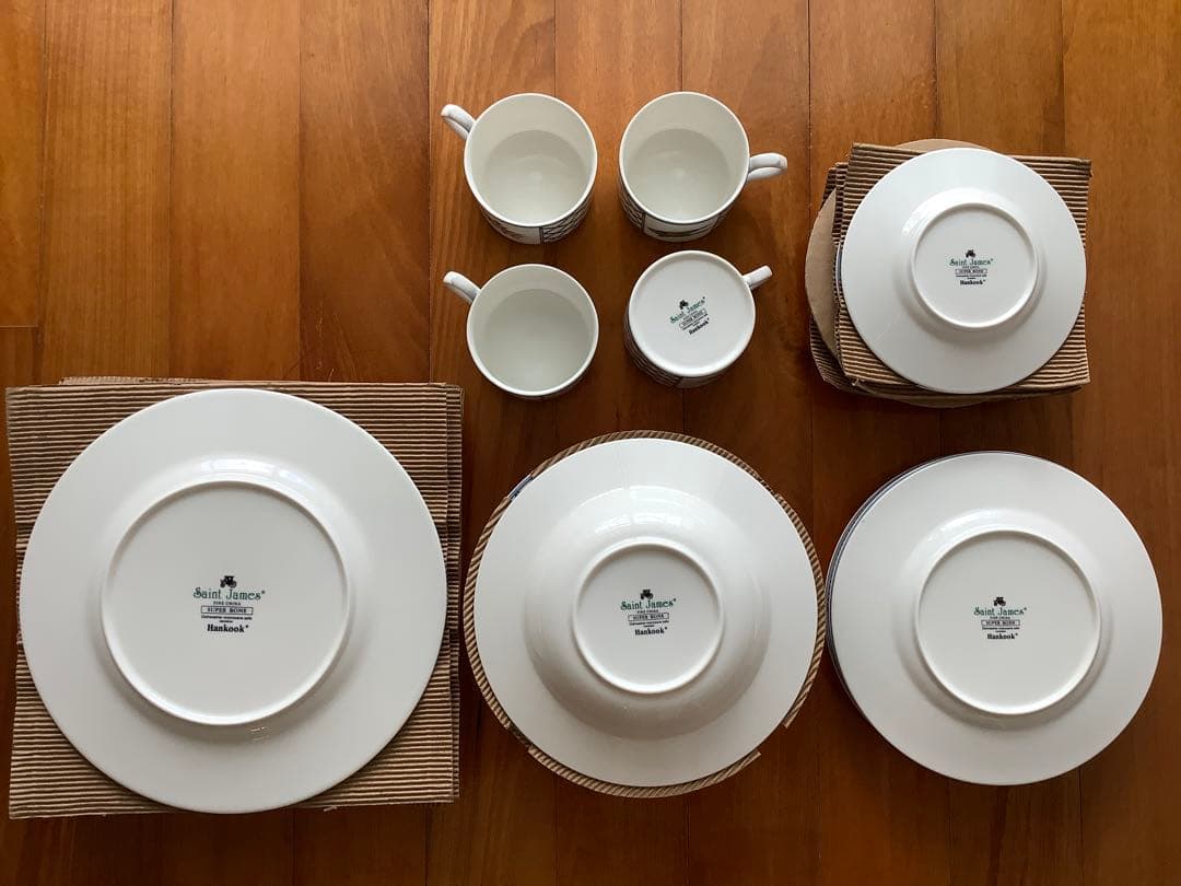 【未使用】セントジェームス　ハンコック　食器20点セット fine China