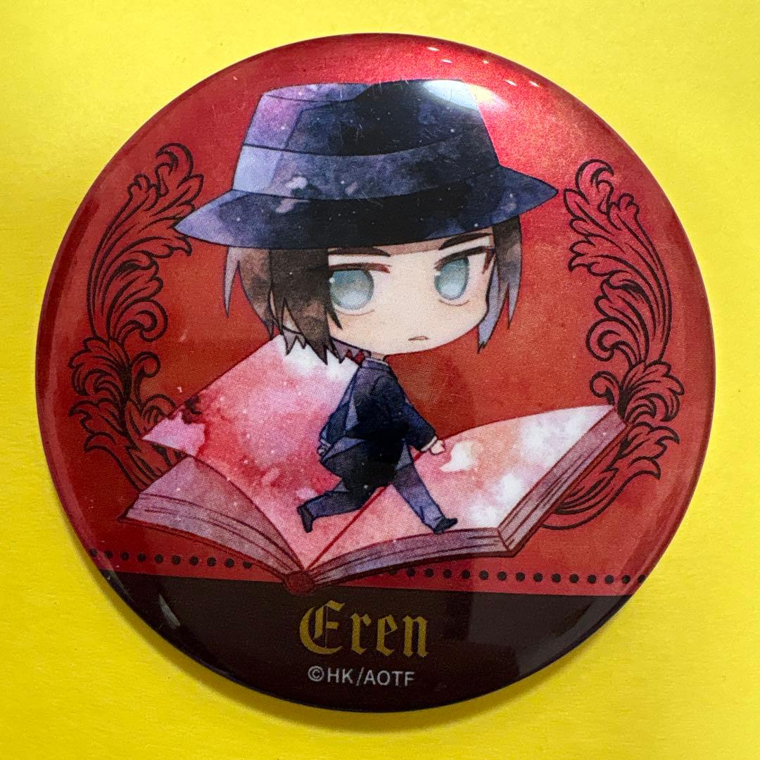 進撃の巨人　リヴァイ・アッカーマン等　缶バッジ