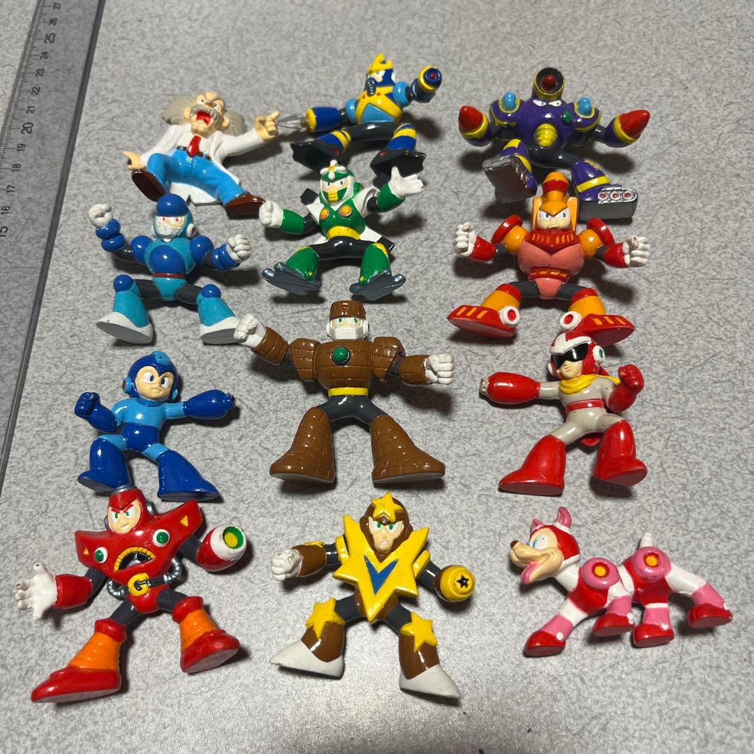 BANDAIバンダイ1993年ロックマン 5 フルカラー大決戦 12体フィギュア