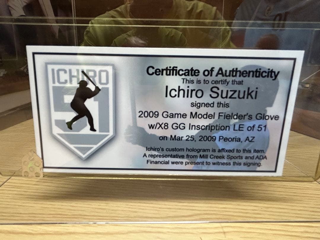 イチロー使用 2009年バッティンググローブ