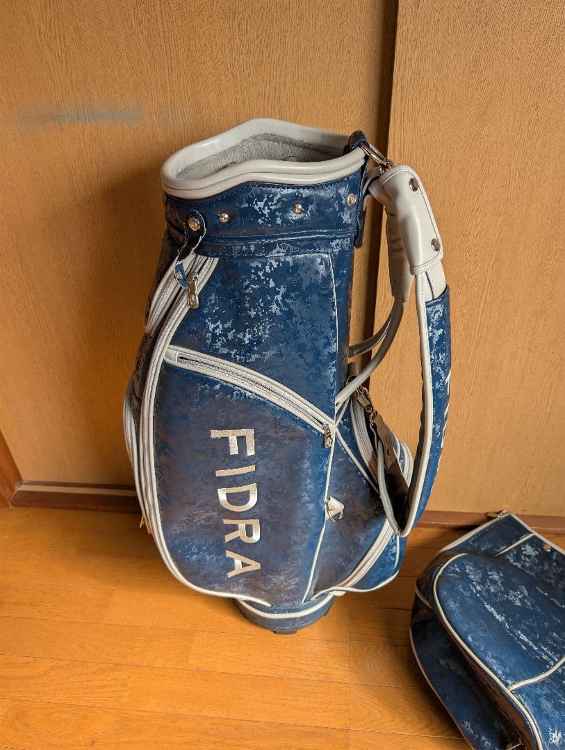 フィドラ大型キャディバッグ中古メンズFIDRAゴルフクラブバッグオシャレ