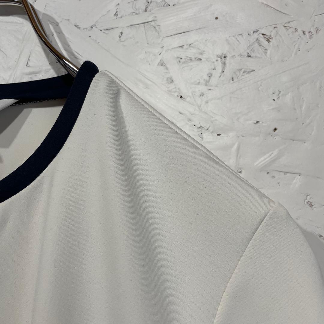 ゴルフウェア　日本製【LANVIN sport】ノーカラージャケット　38