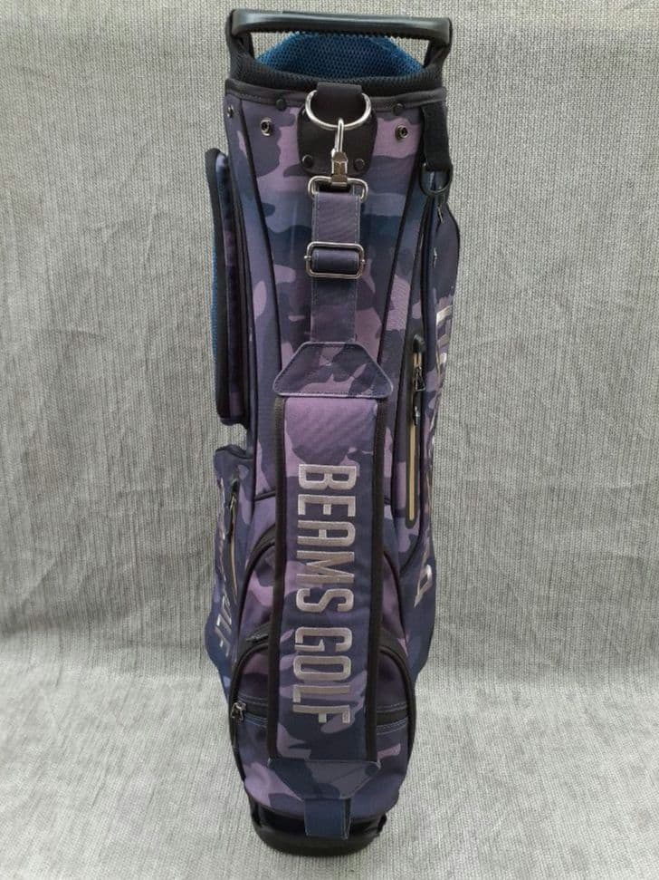 BEAMS GOLF ビームスゴルフ ブルーグレーカモフラ キャディバック