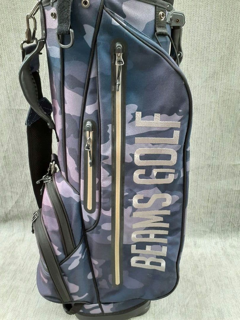 BEAMS GOLF ビームスゴルフ ブルーグレーカモフラ キャディバック