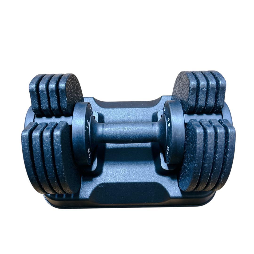 MOJEER 可変式ダンベル 12kg 2個セット 筋トレ
