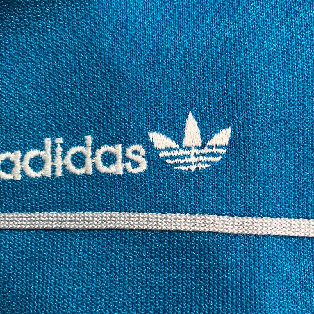 【ビンテージ希少】adidas ジャージ 上着　XL デサント製 西ドイツ