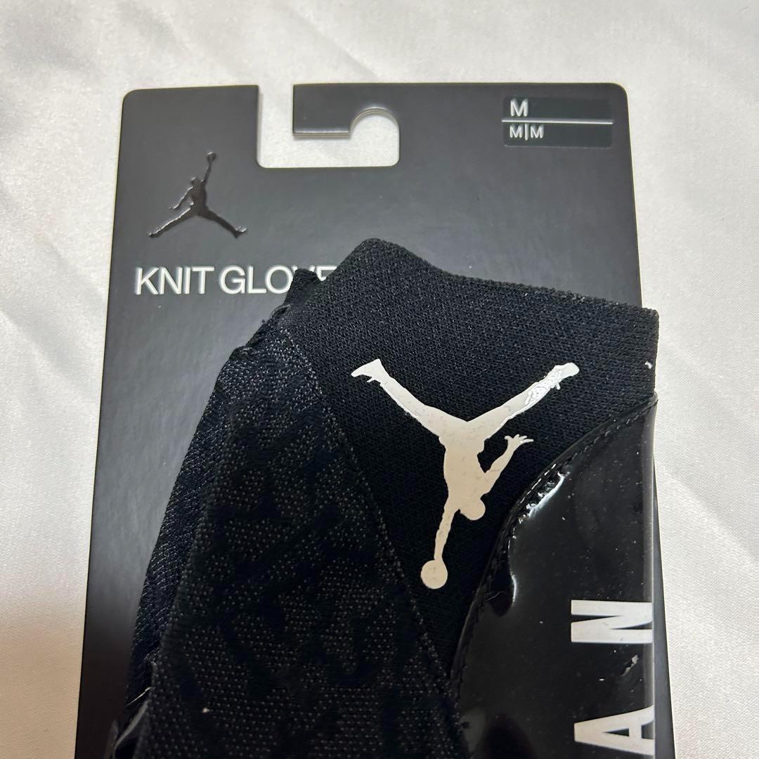 【新品】 アメフト Jordan Knit グローブ　ブラック　M