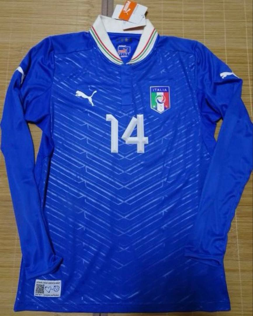 正規品 エルシャーラウィ 直筆サイン イタリア代表 2012 長袖 ユニフォーム