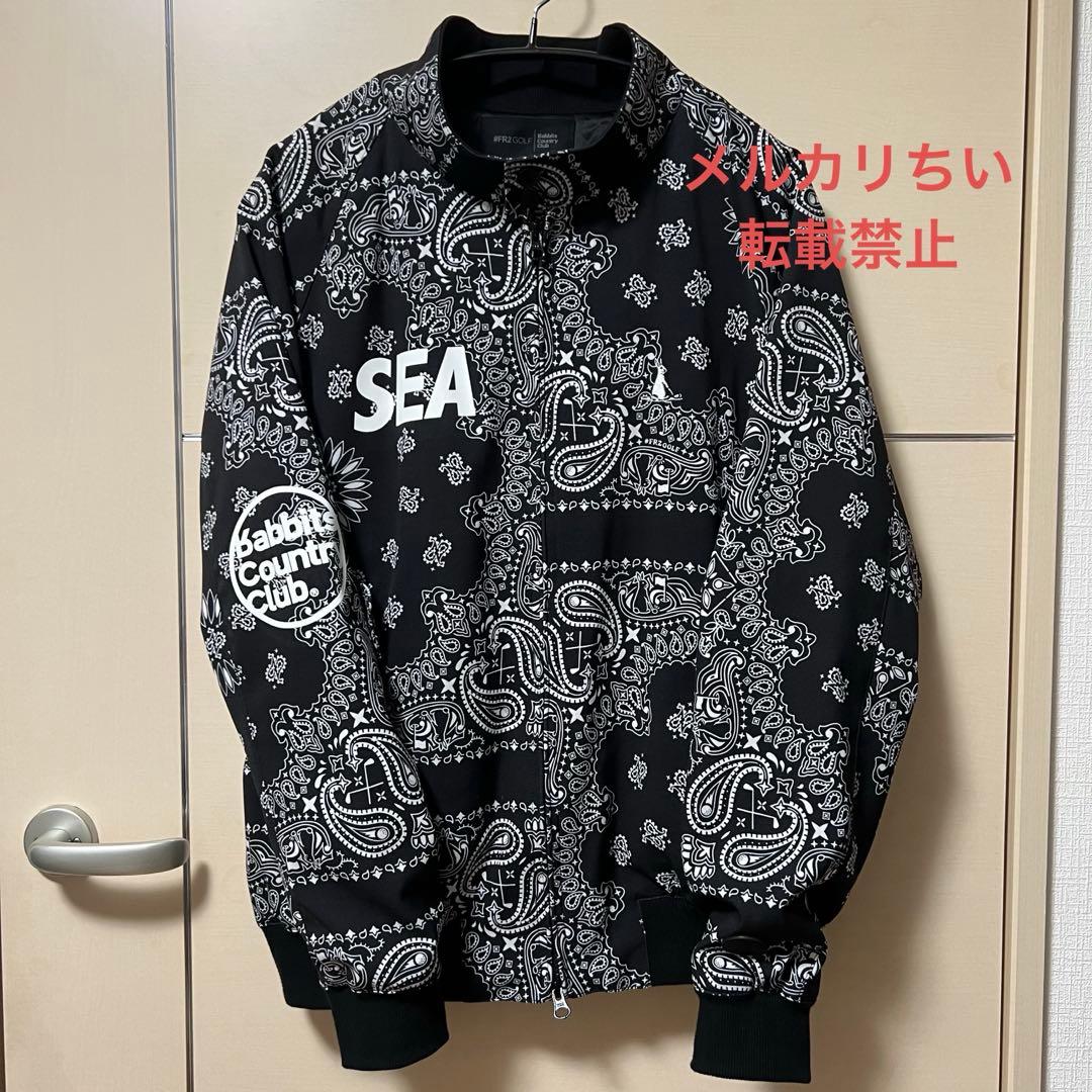 【完売品】 WIND AND SEA × FR2 GOLF ペイズリー パーカー